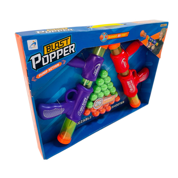 Lanzador Y Pelotas De Goma - Toyng
