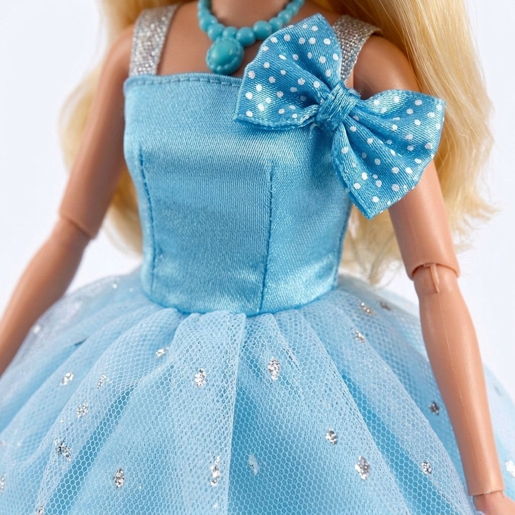 Juguete Muñeca Vestido Celeste - Toyng