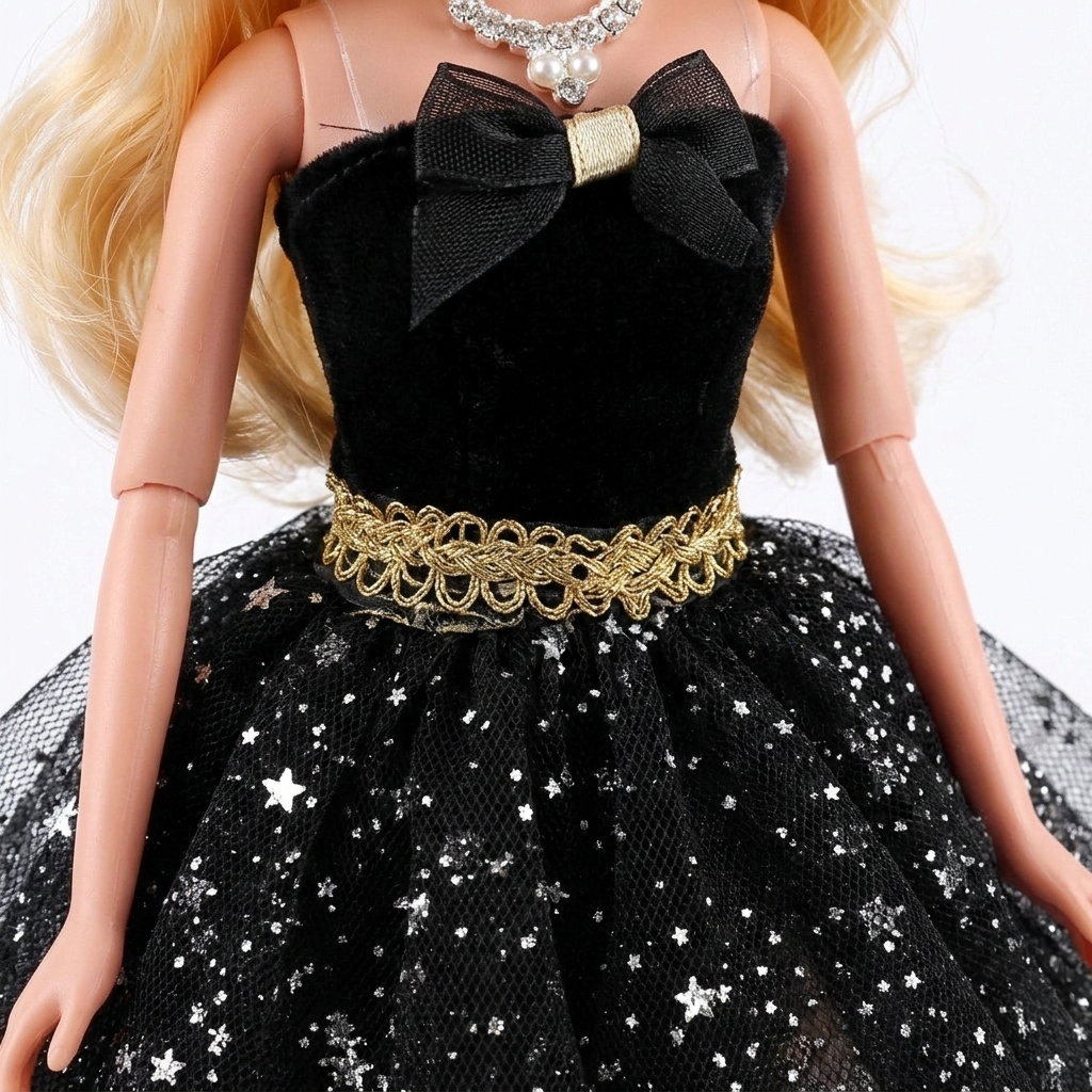 Juguete Muñeca Vestido Negro - Toyng