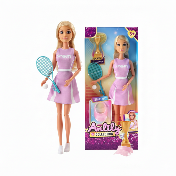 Juguete Muñeca Deporte Tenis - Toyng
