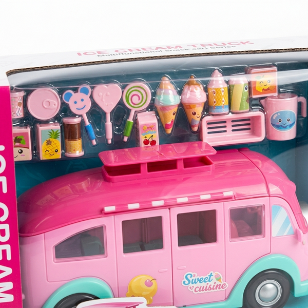 Juguete Set Bus Food Truck Y Muñeca - Toyng