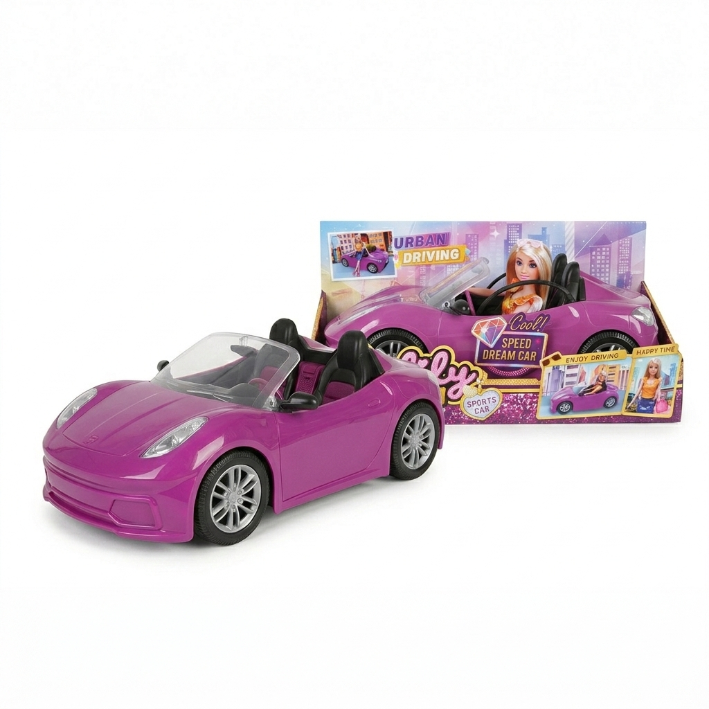 Juguete Set Auto Y Muñeca - Toyng