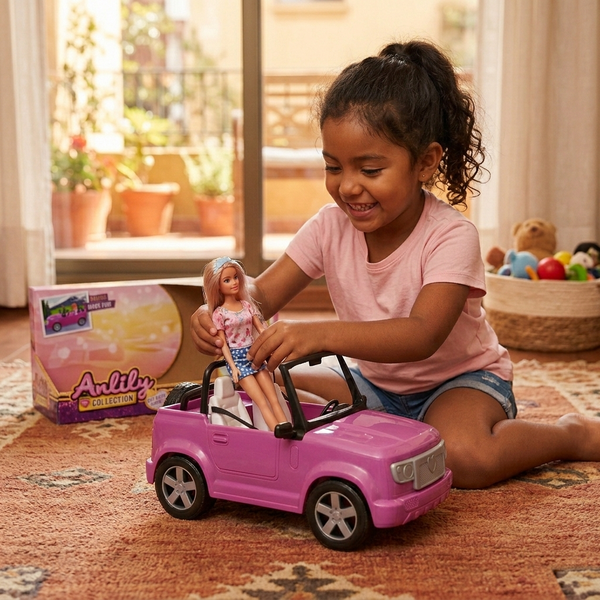 Juguete Set Jeep Y Muñeca - Toyng