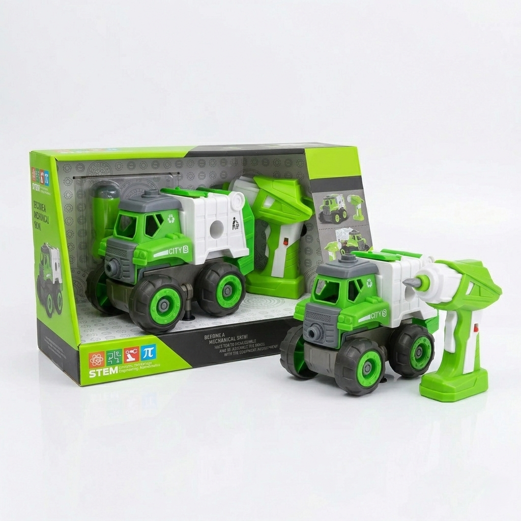 Camión De Basura Para Armar Con Rc - Toyng