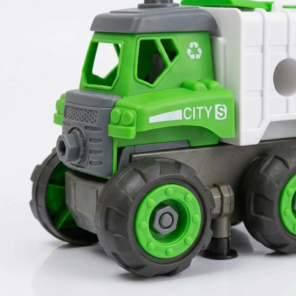 Camión De Basura Para Armar Con Rc - Toyng