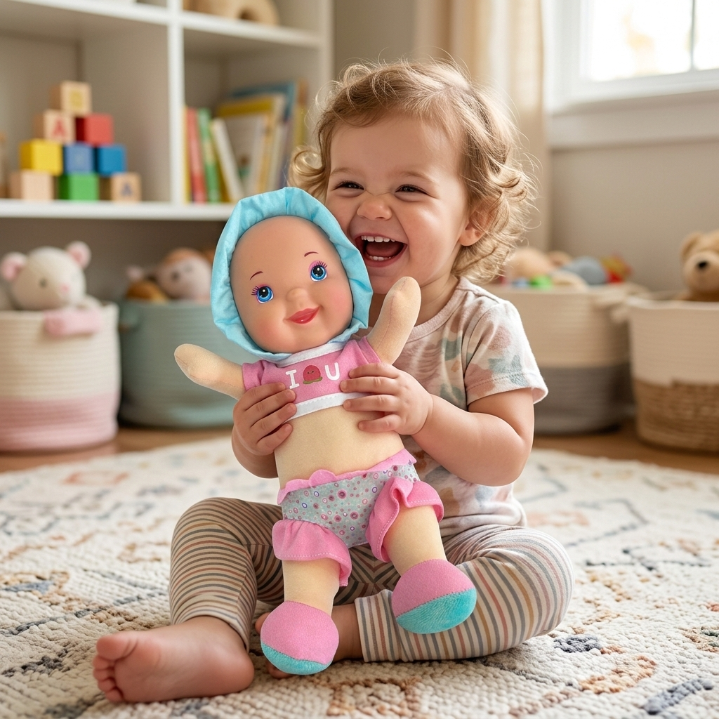 Juguete Muñeca Aprieta Mi Barriga y Me Rio - Toyng