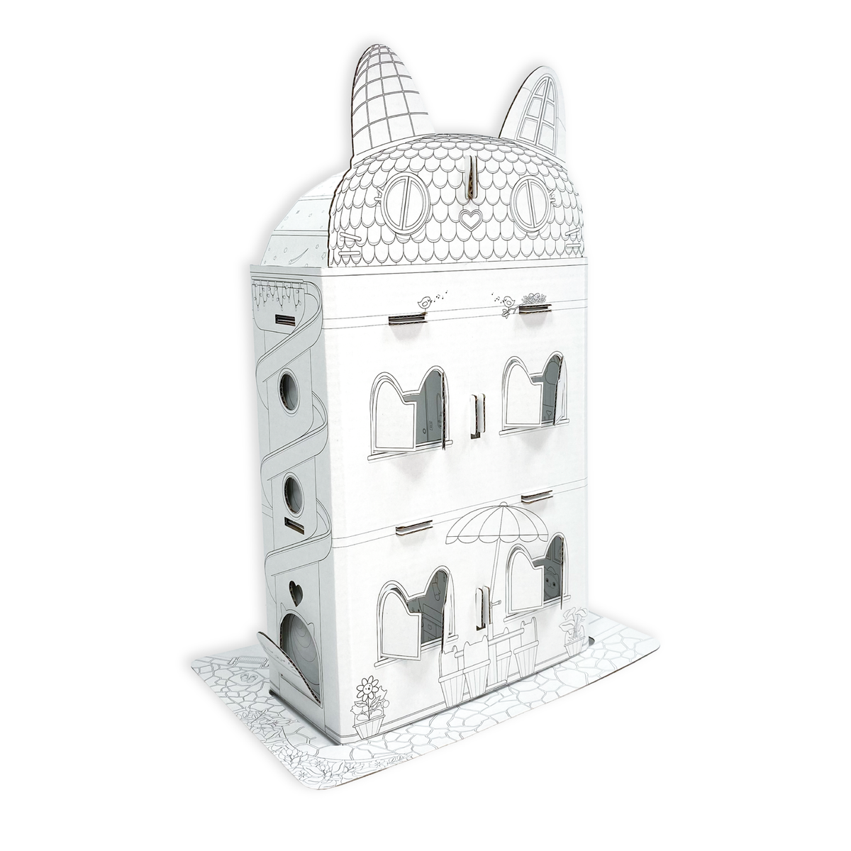 Casa para Armar, Pintar y Jugar (Chica) – Gabby’s Dollhouse