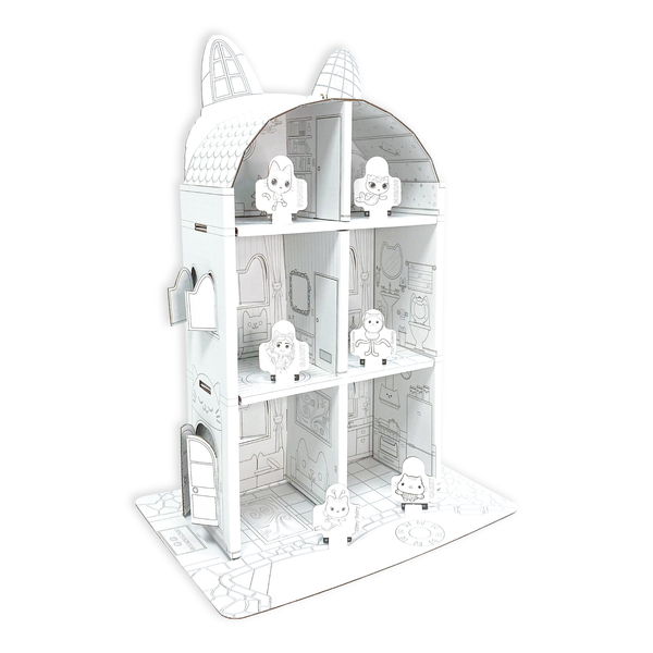 Casa para Armar, Pintar y Jugar (Chica) – Gabby’s Dollhouse