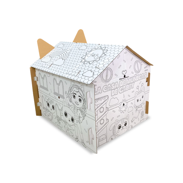Casa para Armar, Pintar y Jugar (Grande) – Gabby’s Dollhouse