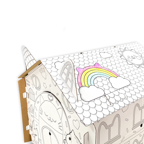 Casa para Armar, Pintar y Jugar (Grande) – Gabby’s Dollhouse