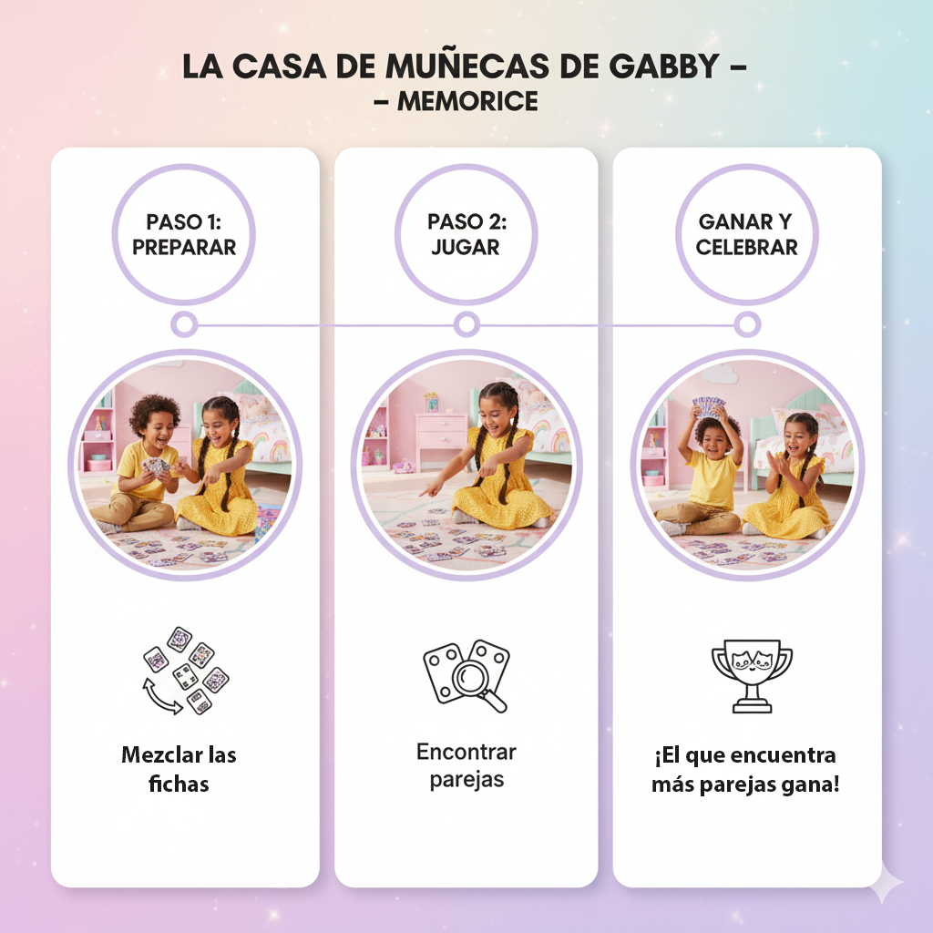 Memorice 60 Piezas - Gabby´S Doll House