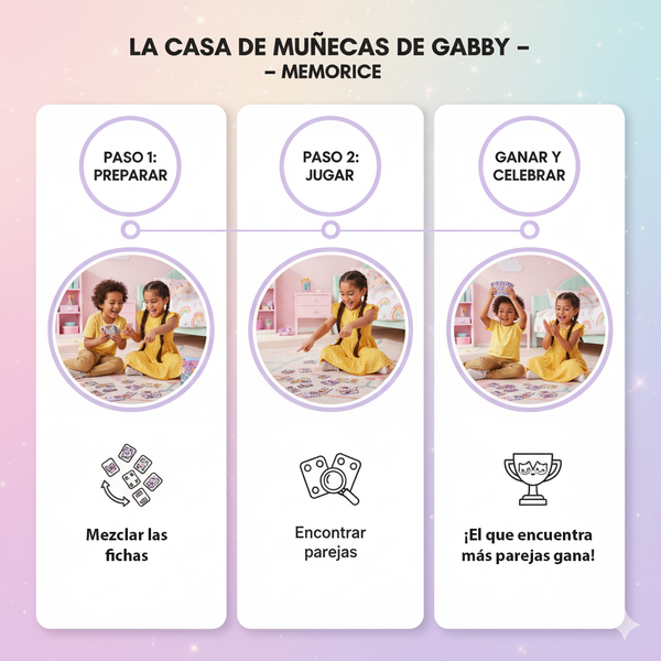 Memorice 60 Piezas - Gabby´S Doll House