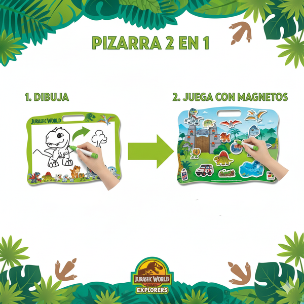 Pizarra 2 En 1 - Jurassic Explorer