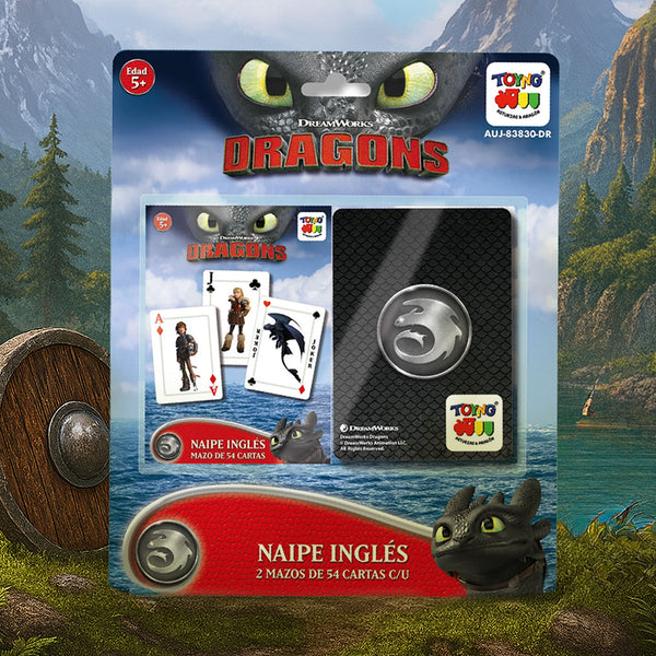 Naipes Inglés - Como Entrenar a Tu Dragón