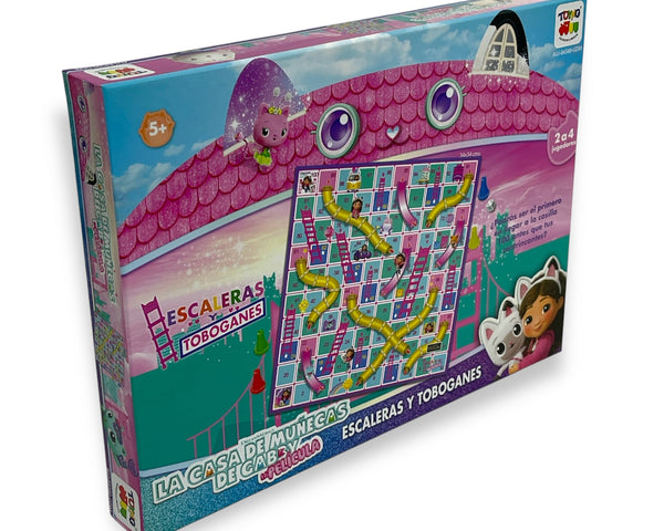 Juego de Mesa Escalera y Toboganes - Gabby