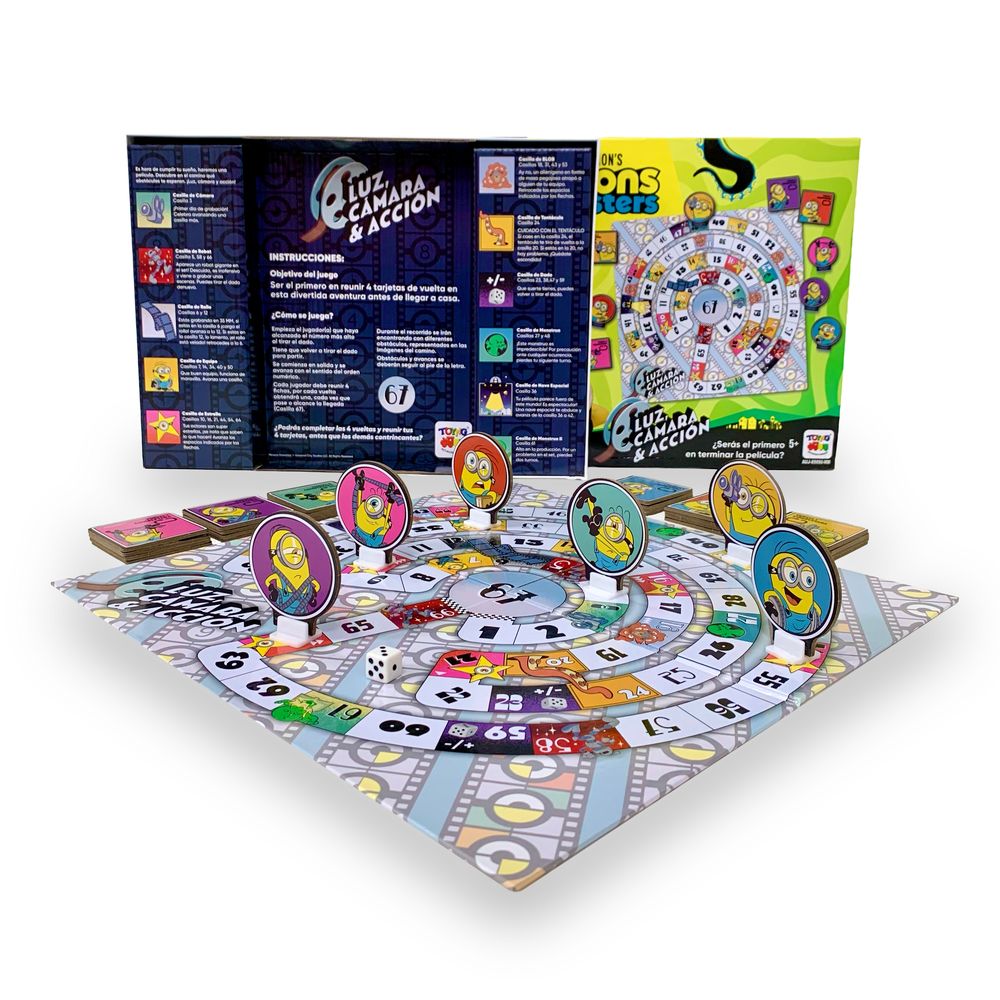 Juego de Mesa Luz, Camara & Acción - Minions