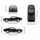 Auto 1969 Ford Mustang Boss 429 Escala 1:34:39 - Welly - Toyng Chile