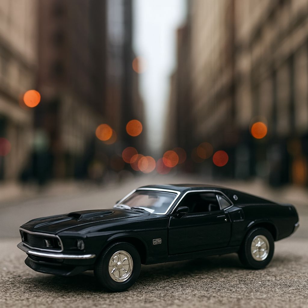 Auto 1969 Ford Mustang Boss 429 Escala 1:34:39 - Welly - Toyng Chile