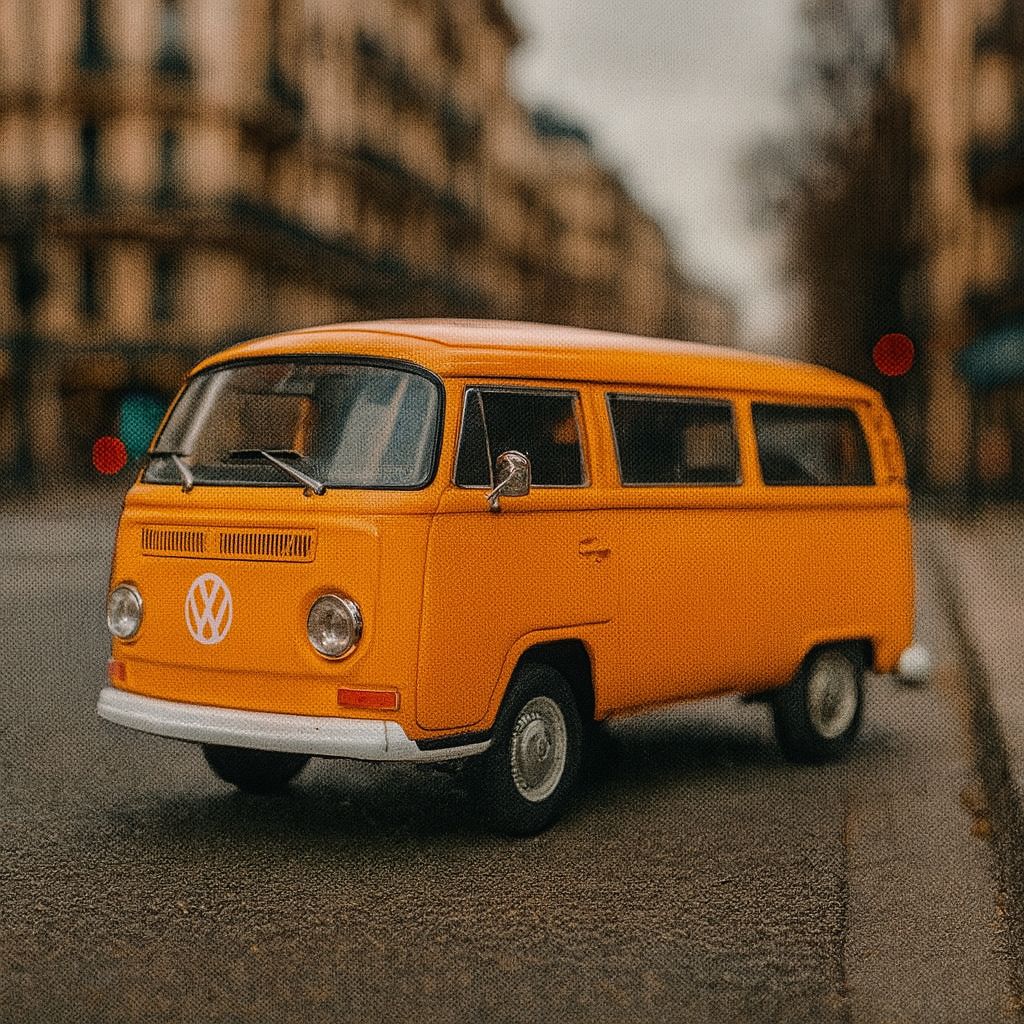 Auto 1972 Volkswagen Bus T2 Escala 1:34:39 - Welly - Toyng Chile