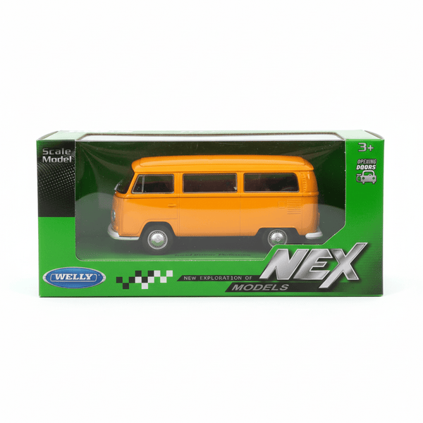 Auto 1972 Volkswagen Bus T2 Escala 1:34:39 - Welly - Toyng Chile