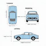 Auto Alfa Romeo Giulietta 1954 Escala 1:60 - Welly - Toyng Chile