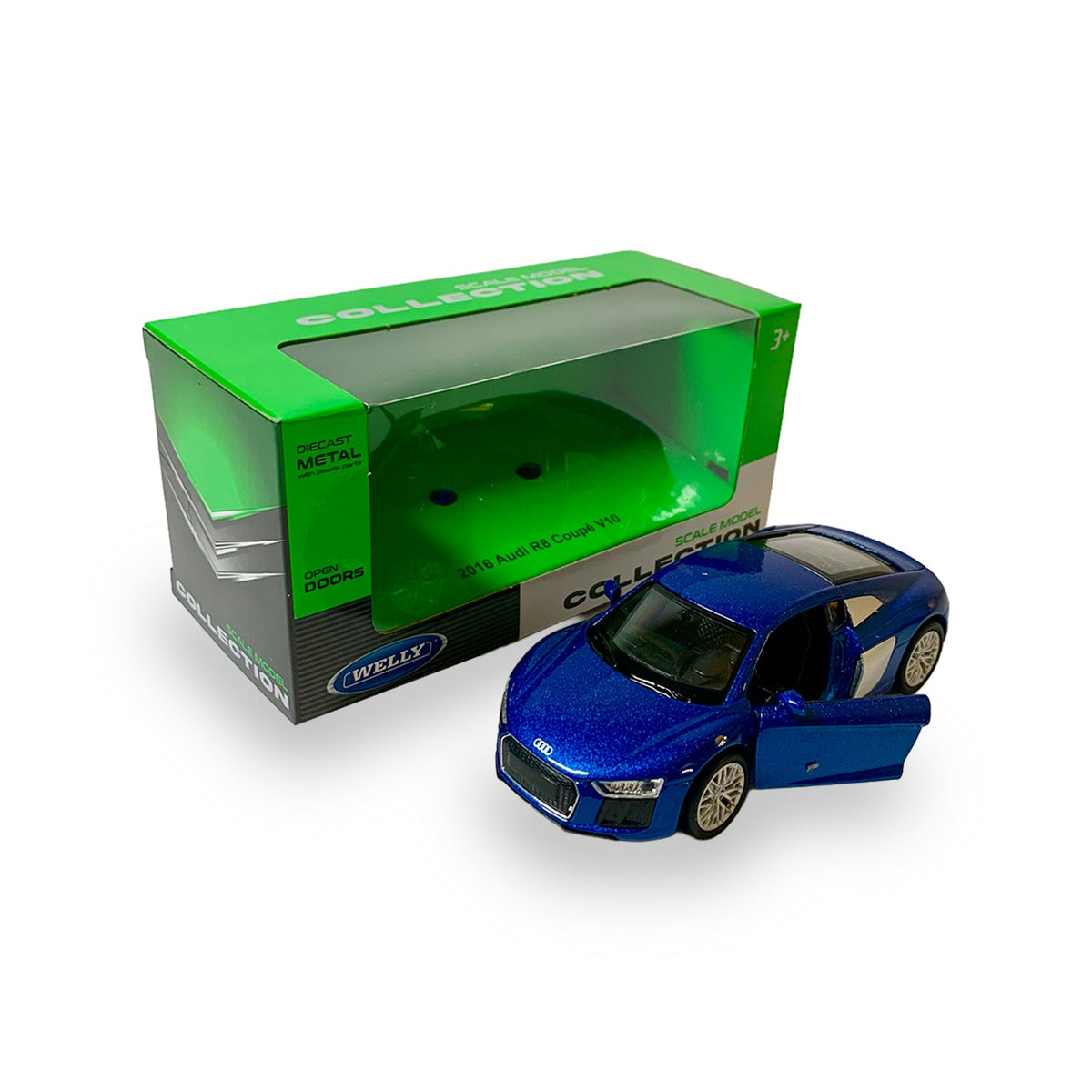 Auto Audi R8 V10 Escala 1:34:39 - Welly - Toyng Chile