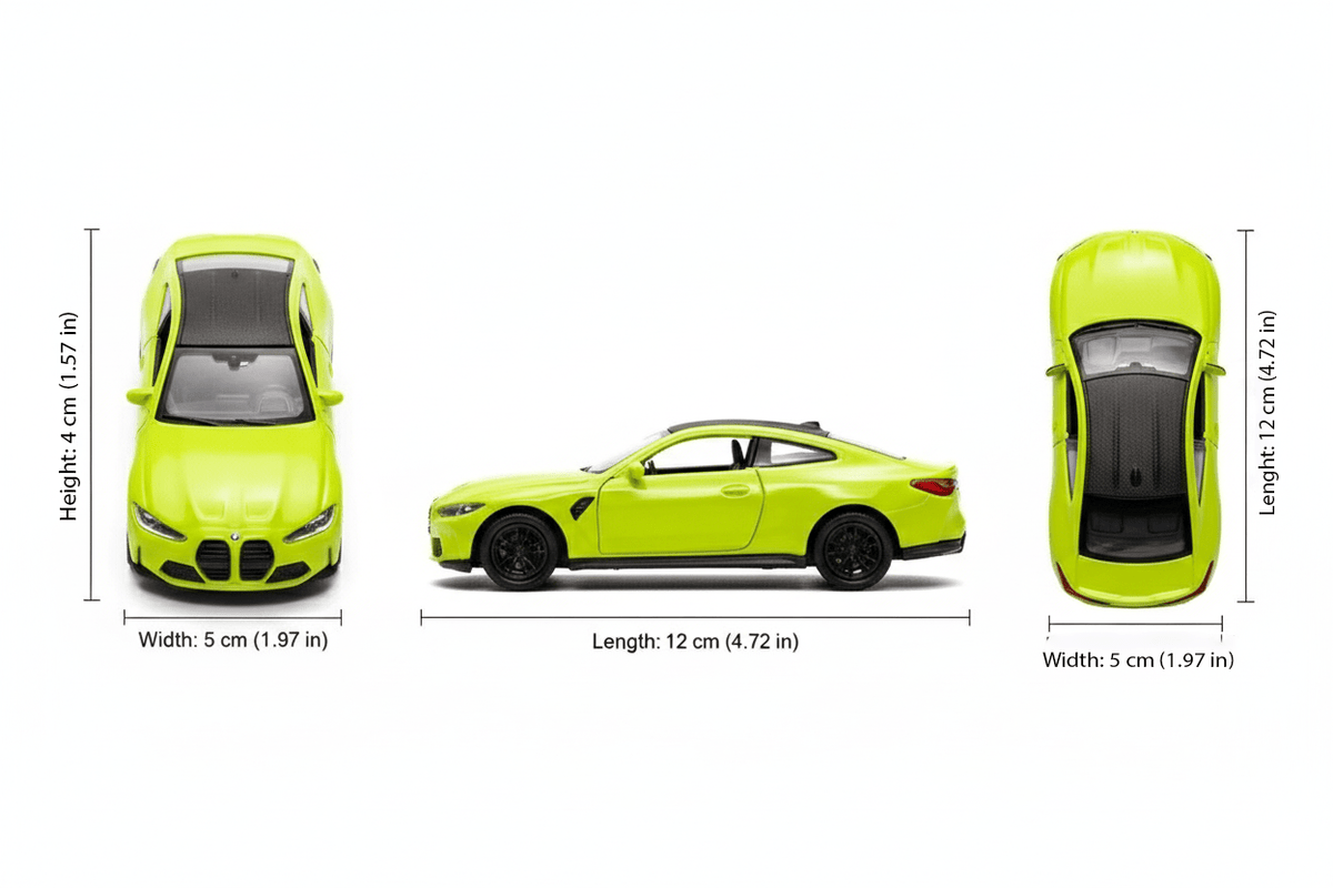 Auto BMW M4 Escala 1:34:39 - Welly - Toyng Chile