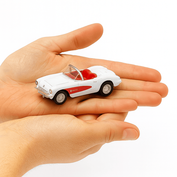 Auto Chevrolet Corvette 1957 Escala 1:60 - Welly - Toyng Chile