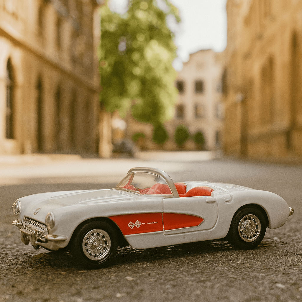 Auto Chevrolet Corvette 1957 Escala 1:60 - Welly - Toyng Chile