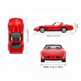 Auto Chevrolet Corvette Escala 1:60 - Welly - Toyng Chile