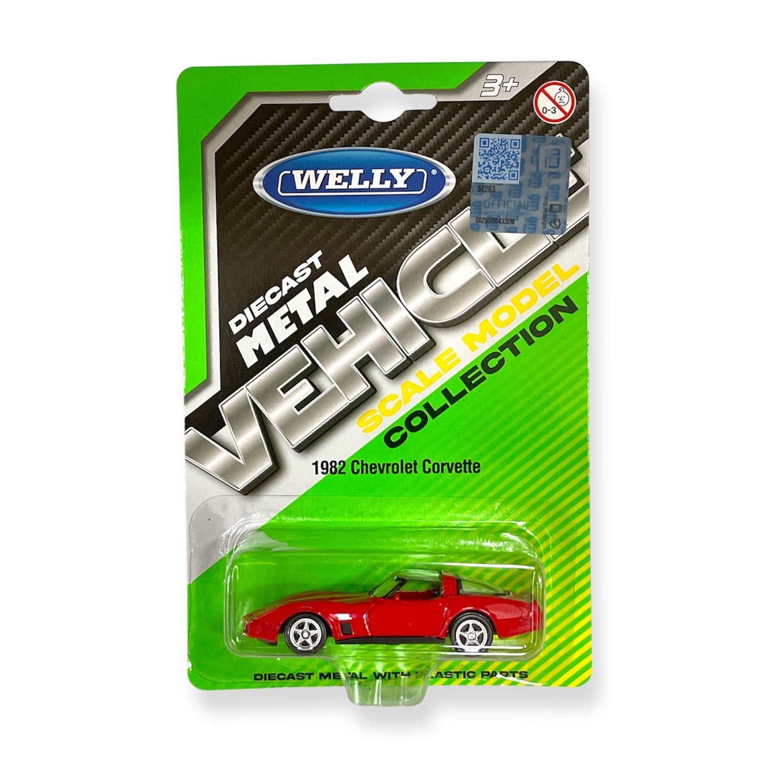 Auto Chevrolet Corvette Escala 1:60 - Welly – Toyng Chile