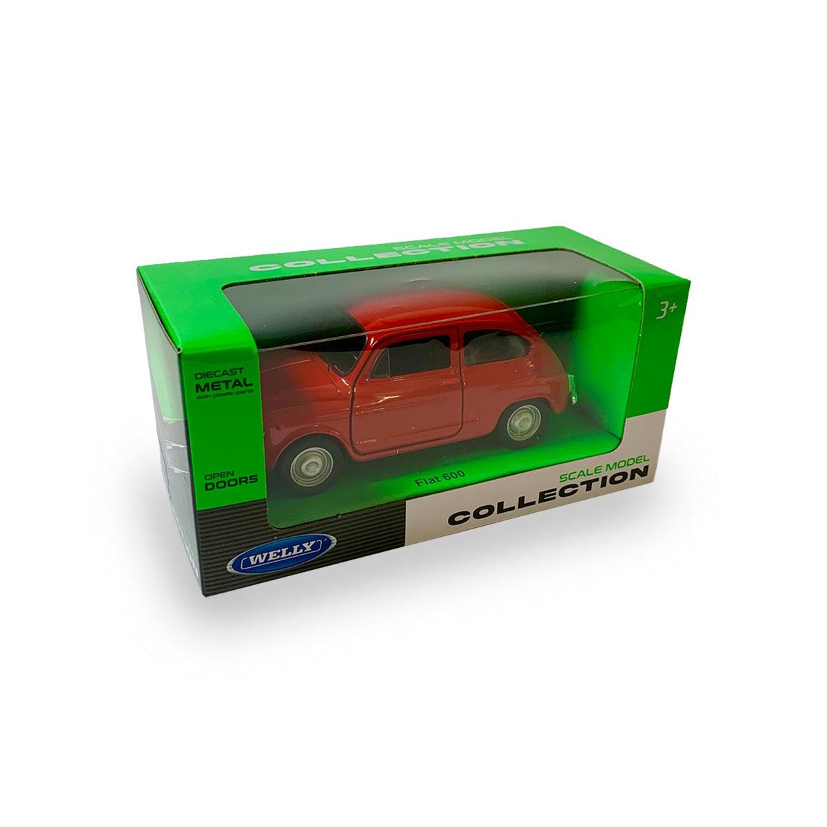 Auto Fiat 600 Escala 1:34:39 - Welly - Toyng Chile