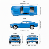 Auto Ford Mustang Boss 429 1969 Escala 1:60 - Welly - Toyng Chile