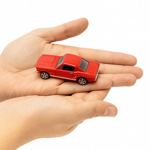 Auto Ford Mustang Coupe 1964 Escala 1:60 - Welly - Toyng Chile