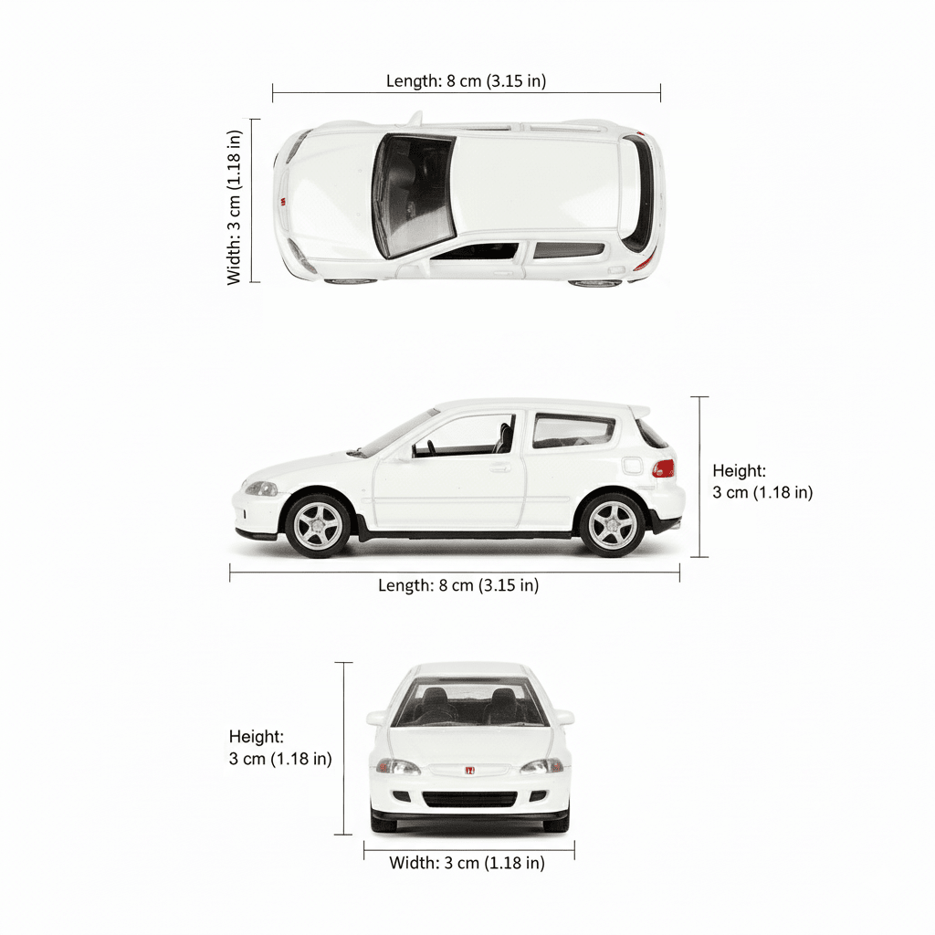 Auto Honda Civic Escala 1:60 - Welly - Toyng Chile