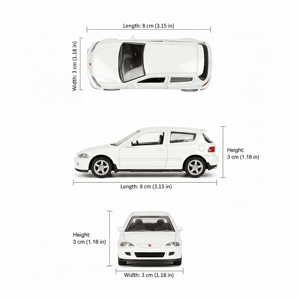 Auto Honda Civic Escala 1:60 - Welly - Toyng Chile