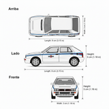 Auto Lancia Delta Integrale Evoluzione 1992 Escala 1 - Welly - Toyng Chile