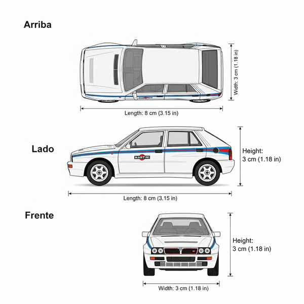 Auto Lancia Delta Integrale Evoluzione 1992 Escala 1 - Welly - Toyng Chile