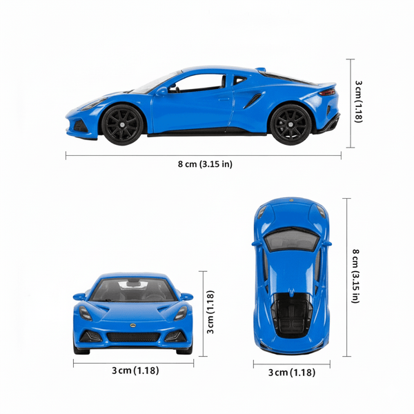 Auto Lotus Emira Escala 1:60 - Welly - Toyng Chile