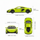 Auto McLaren 675LT Coupe Escala 1:60 - Welly - Toyng Chile