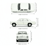 Auto Mercedes - Benz 220 Escala 1:34:39 - Welly - Toyng Chile