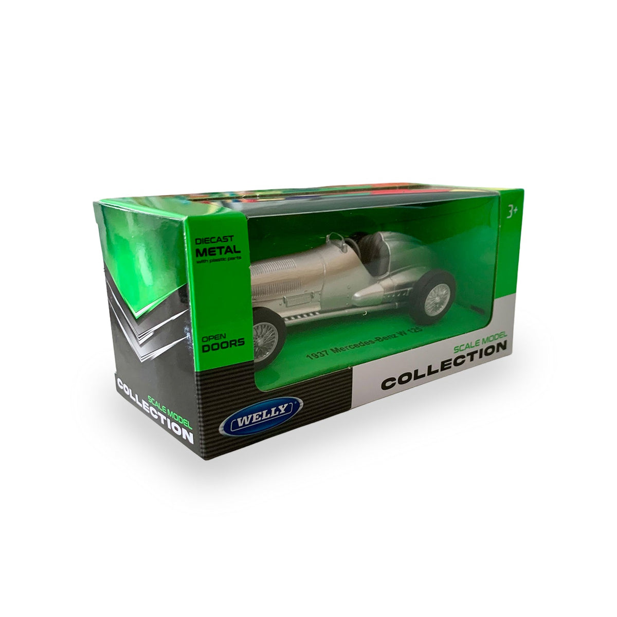 Auto Mercedes-Benz W125 1937 Escala 1:34:39 - Welly - Toyng Chile