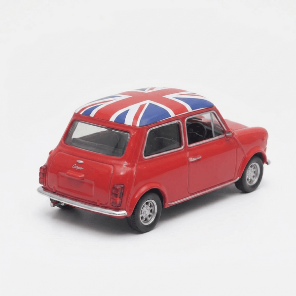 Auto Mini Cooper 1300 UK Flag S Escala 1:43 - Welly - Toyng Chile