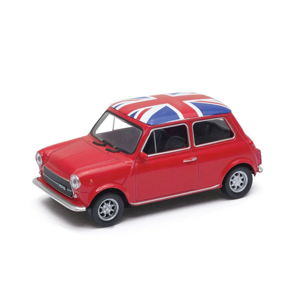 Auto Mini Cooper 1300 UK Flag S Escala 1:43 - Welly - Toyng Chile