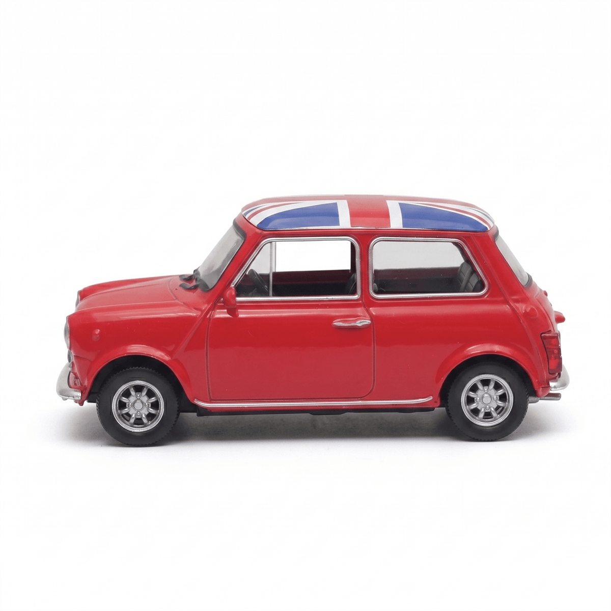 Auto Mini Cooper 1300 UK Flag S Escala 1:43 - Welly - Toyng Chile