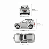 Auto Mitsubishi Montero Escala 1:60 - Welly - Toyng Chile