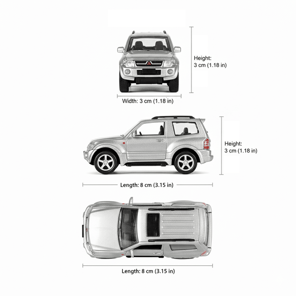 Auto Mitsubishi Montero Escala 1:60 - Welly - Toyng Chile