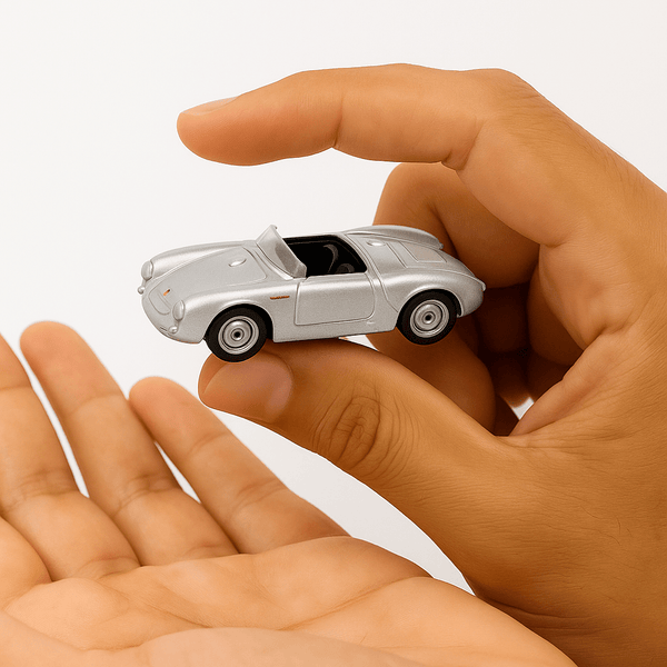 Auto Porsche 550 Spyder Escala 1:60 - Welly - Toyng Chile