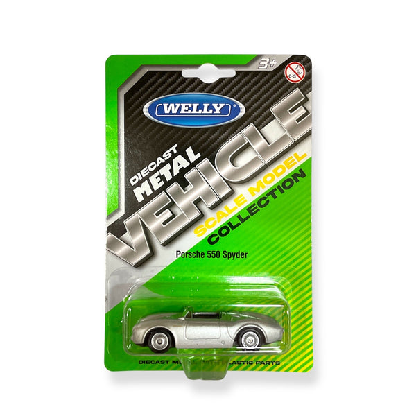 Auto Porsche 550 Spyder Escala 1:60 - Welly - Toyng Chile