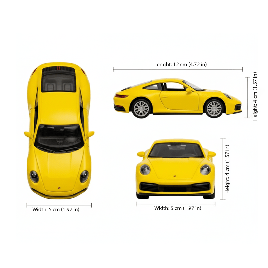 Auto Porsche 911 Carrera 4S Escala 1:34:39 - Welly - Toyng Chile
